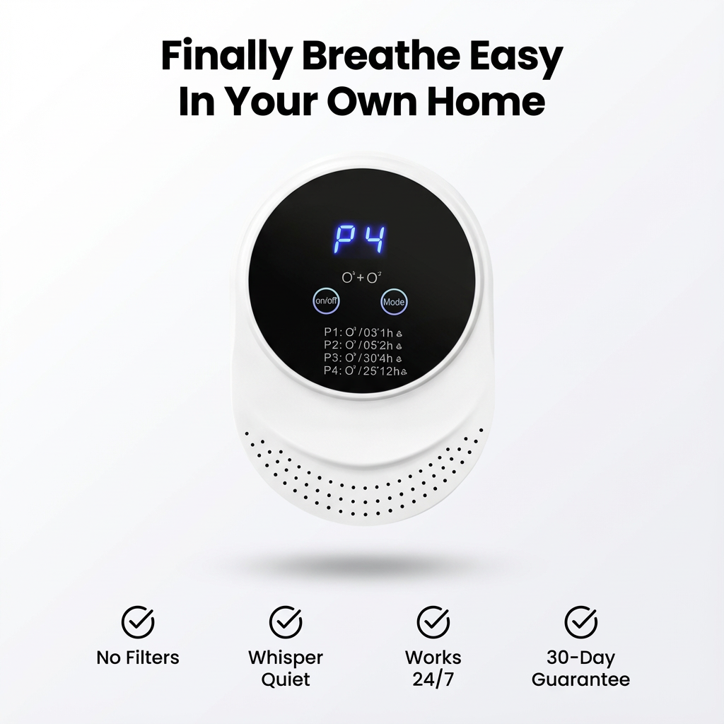 ClearAir Pro™ — Breathe Fresh, Clean Air in Any Room Within Minutes